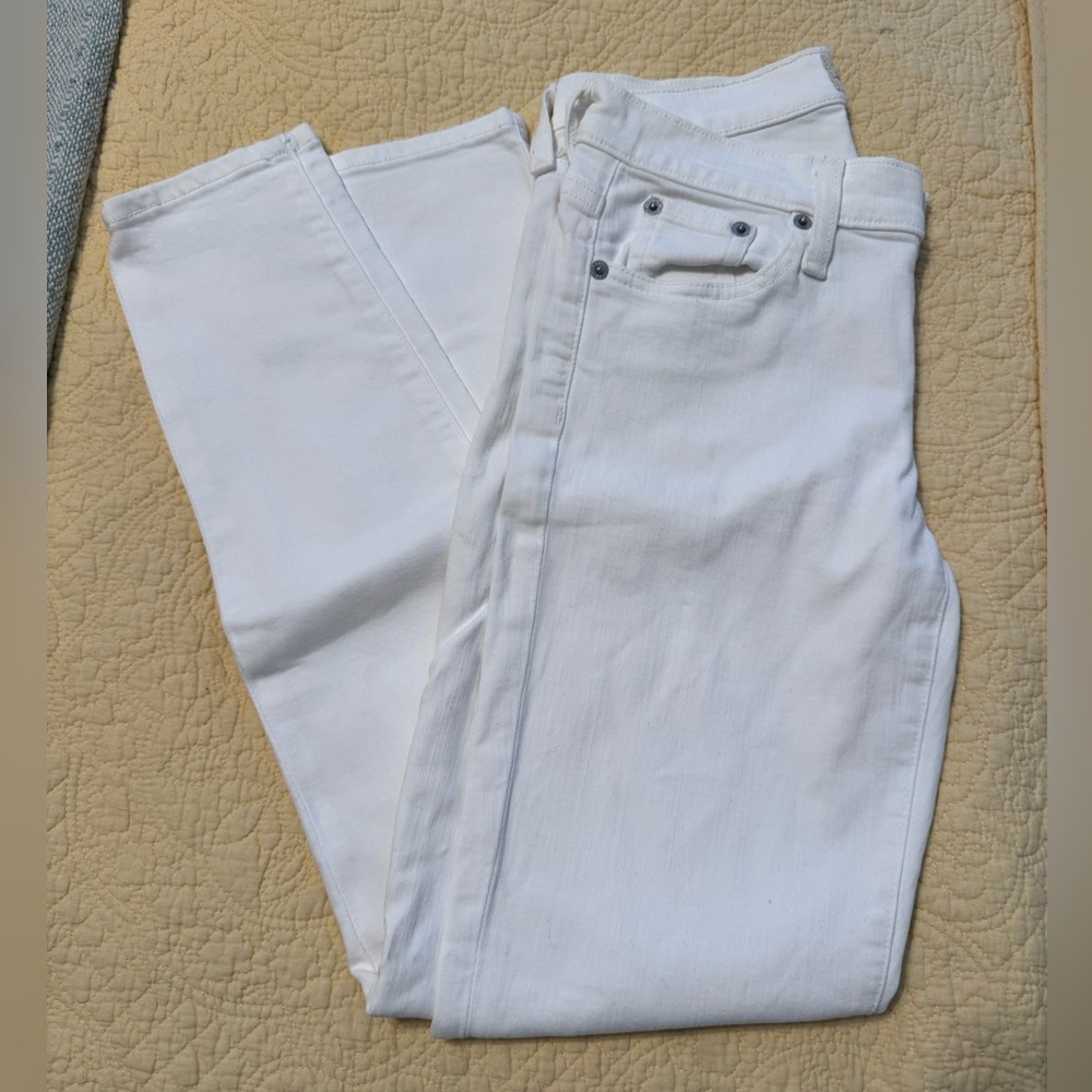 Jcrew White Denim Jeans